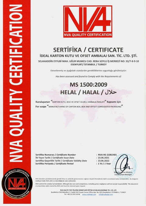 helal sertifikası